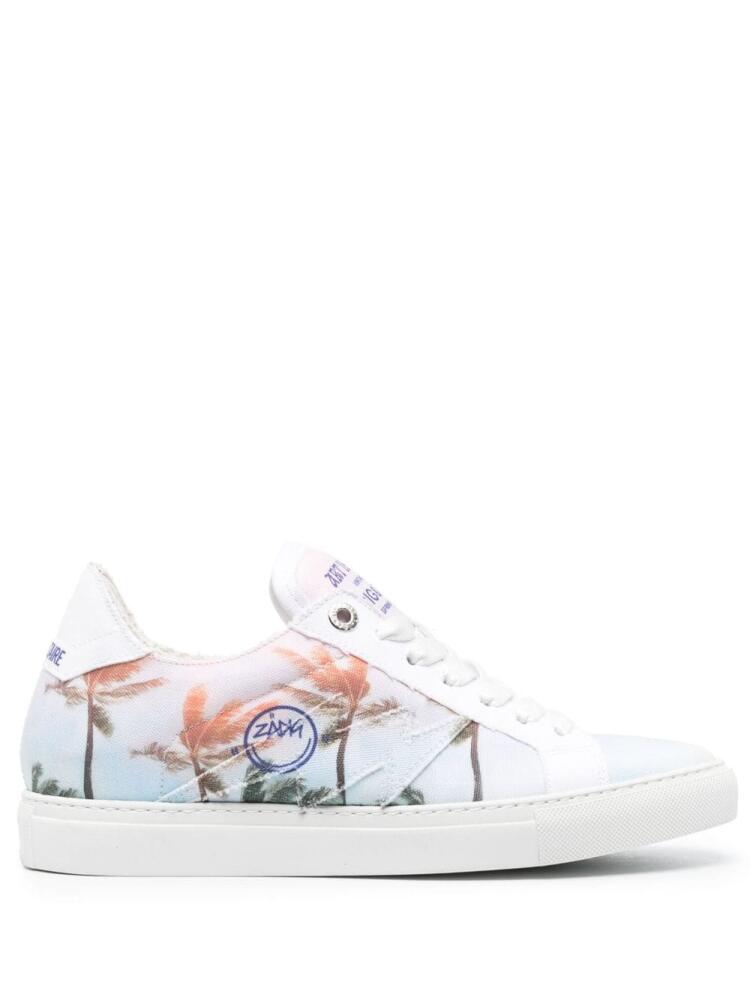 Zadig&Voltaire Flask low-top sneakers - White Cover