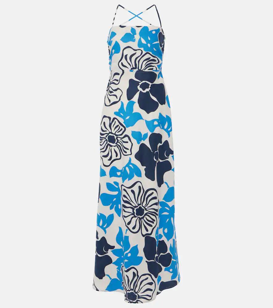 Faithfull Garcia floral linen maxi dress Cover