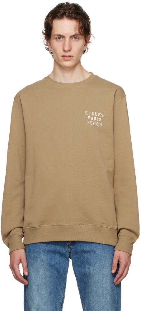 Études Beige Story Small Sweatshirt Cover