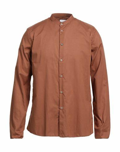 Sseinse Man Shirt Brown Cotton Cover