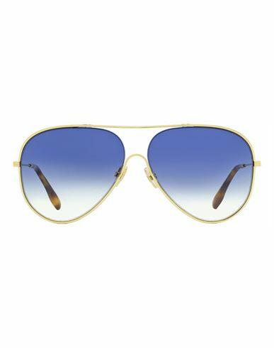 Victoria Beckham Victoria Beckham Aviator Vb133s Sunglasses Woman Sunglasses Blue Metal, Acetate Cover