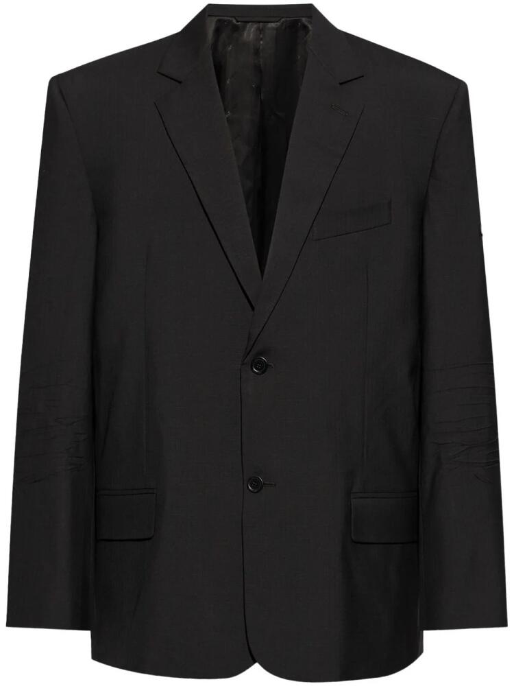 Balenciaga wool single-breasted blazer - Black Cover