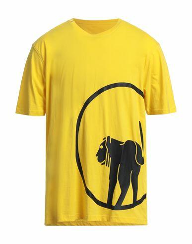 Ciesse Piumini Man T-shirt Yellow Cotton Cover