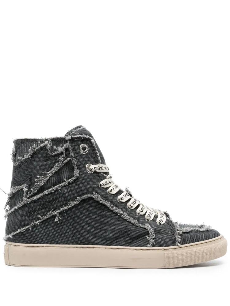 Zadig&Voltaire Flash hi-top sneakers - Black Cover