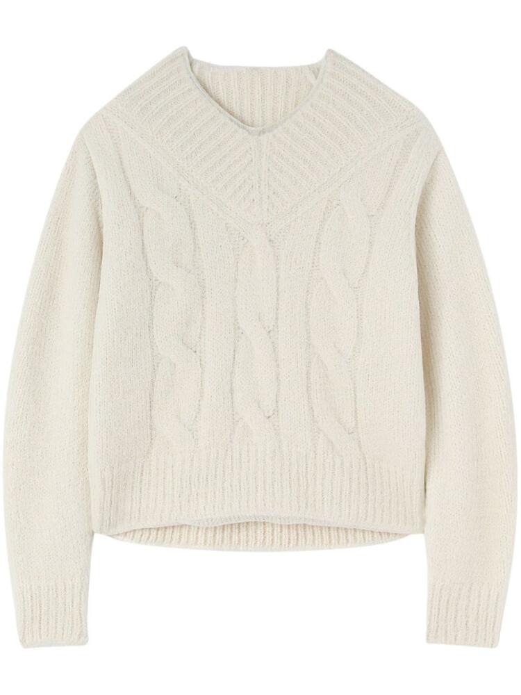 Jil Sander V-neck jumper - White Cover