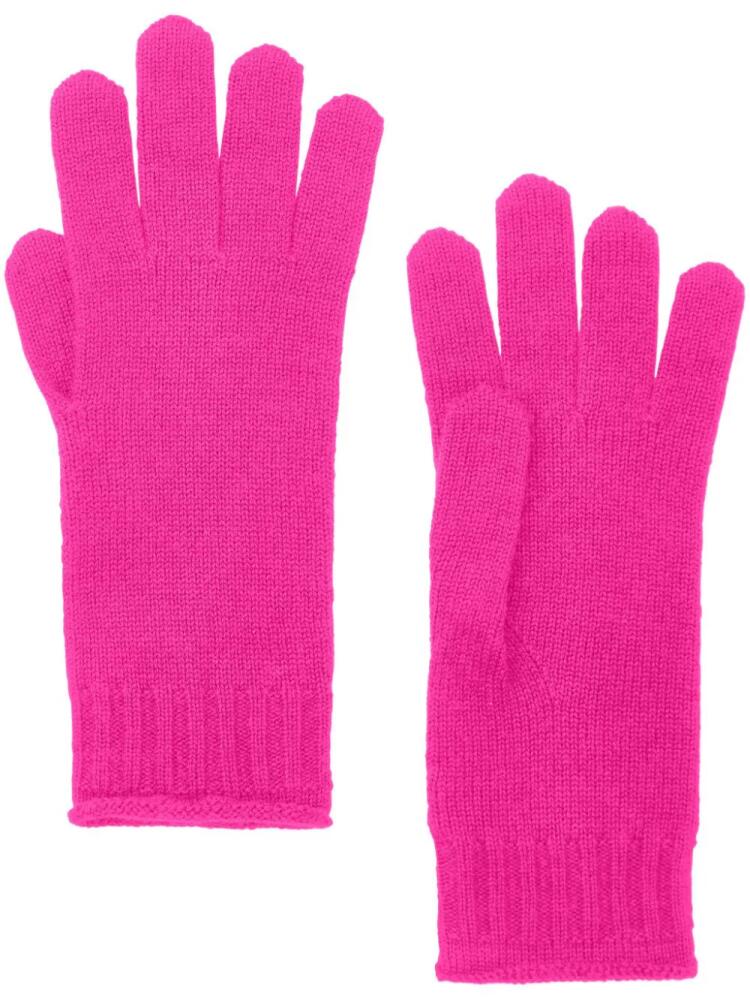 Chinti & Parker knitted gloves - Pink Cover