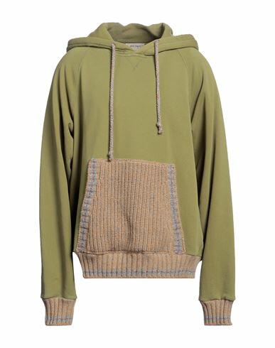 Nick Fouquet Man Sweatshirt Military green Cotton Cover