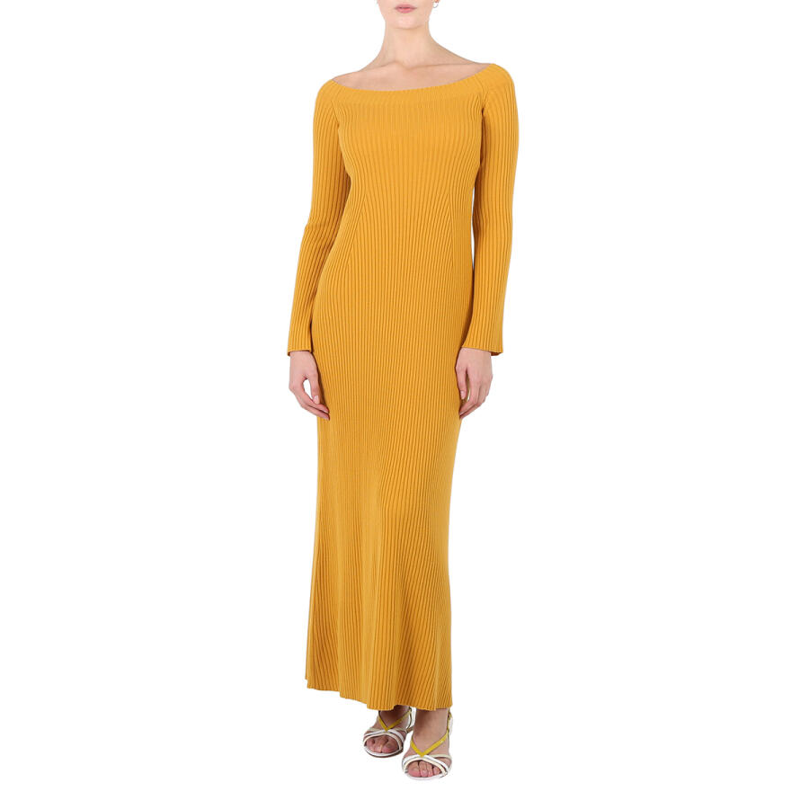 Chloe Off-shoulder Ribbed Knit Maxi Dress Cover