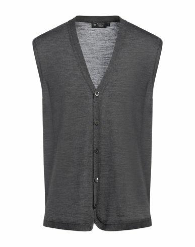 Hackett Man Cardigan Lead Merino Wool Cover