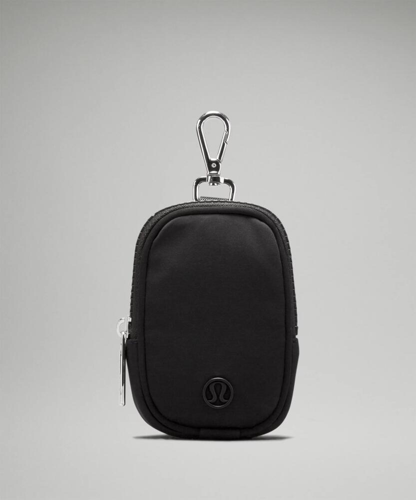 lululemon - Clippable Nano Pouch - Black/Neutral Cover