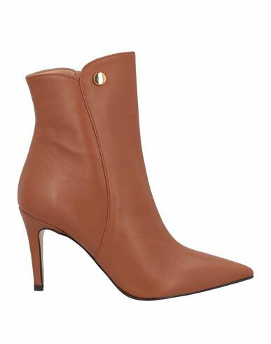 J. a.p. Jose Antonio Pereira Woman Ankle boots Tan Leather Cover