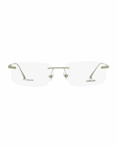 Omega Omega Rimless Om5037 Eyeglasses Man Eyeglass frame Silver Titanium Cover