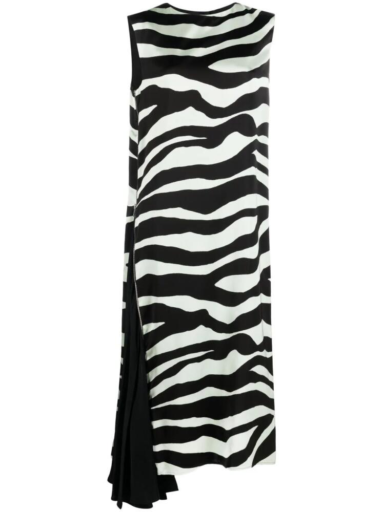 Jil Sander zebra-print midi dress - Black Cover