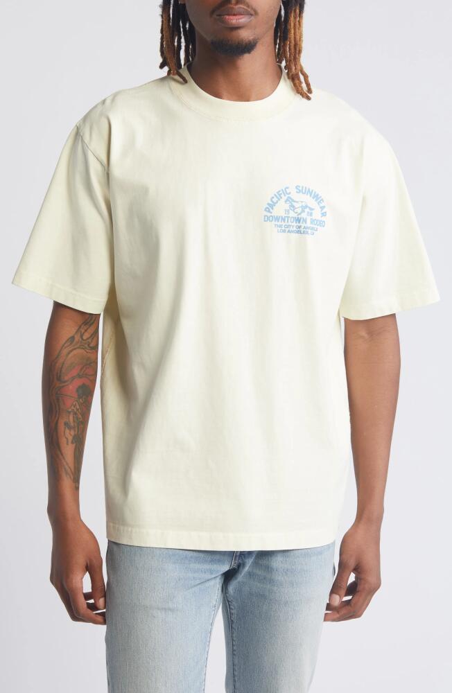 PacSun Downtown Rodeo Cotton Graphic T-Shirt in Cream Cover