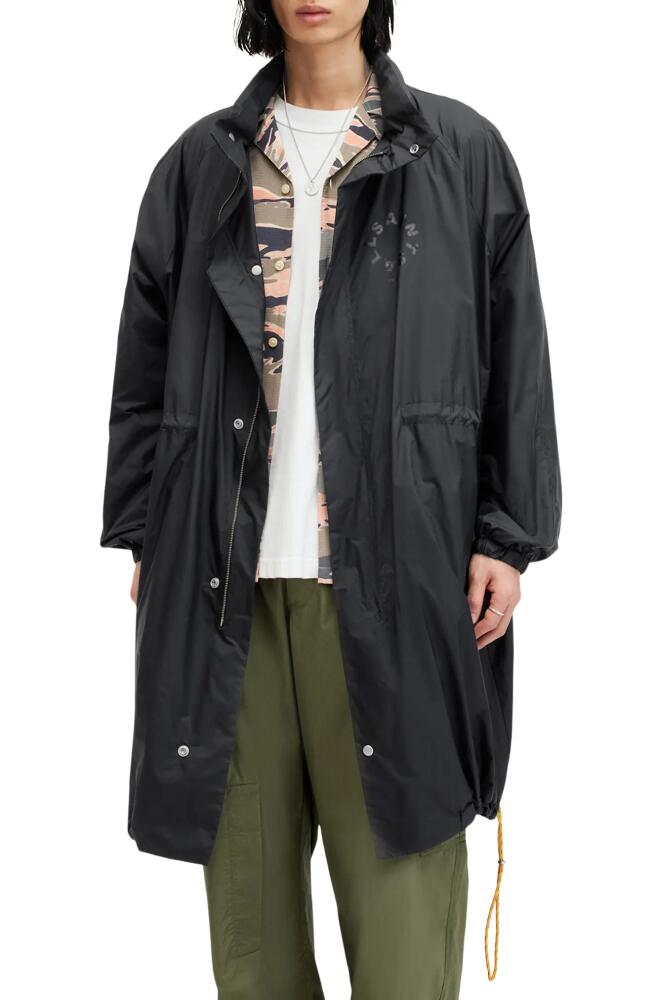 AllSaints Tierra Hooded Jacket in Black Cover