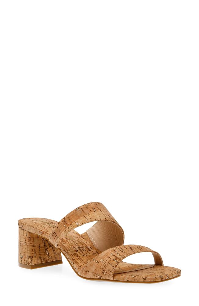 Anne Klein Karma Slide Sandal in Natural./Platinum Cover