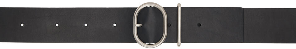 Jil Sander Black Cannolo Belt Cover