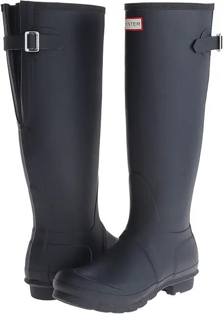 Hunter Original Back Adjustable (Navy) Women's Rain Boots Cover