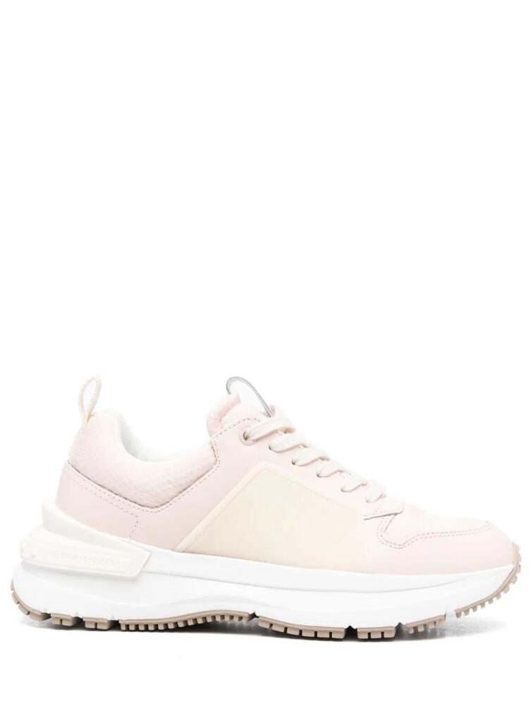 Calvin Klein Jeans low-top chunky-sole lace-up sneakers - Pink Cover