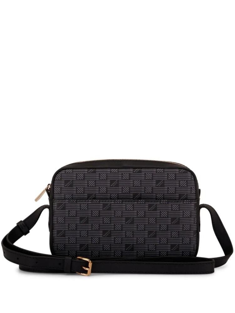 Moreau monogram leather crossbody bag - Black Cover