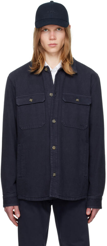 A.P.C. Navy Alessio Jacket Cover