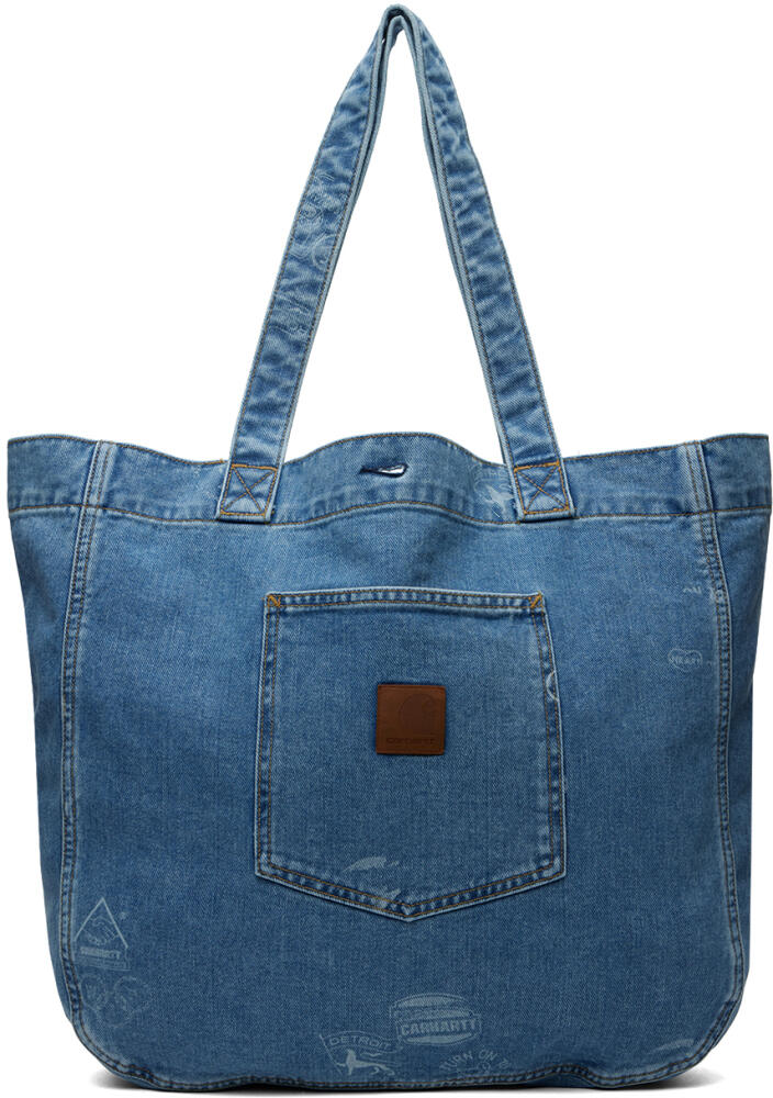 Carhartt Work In Progress Blue Stamp Tote Cover