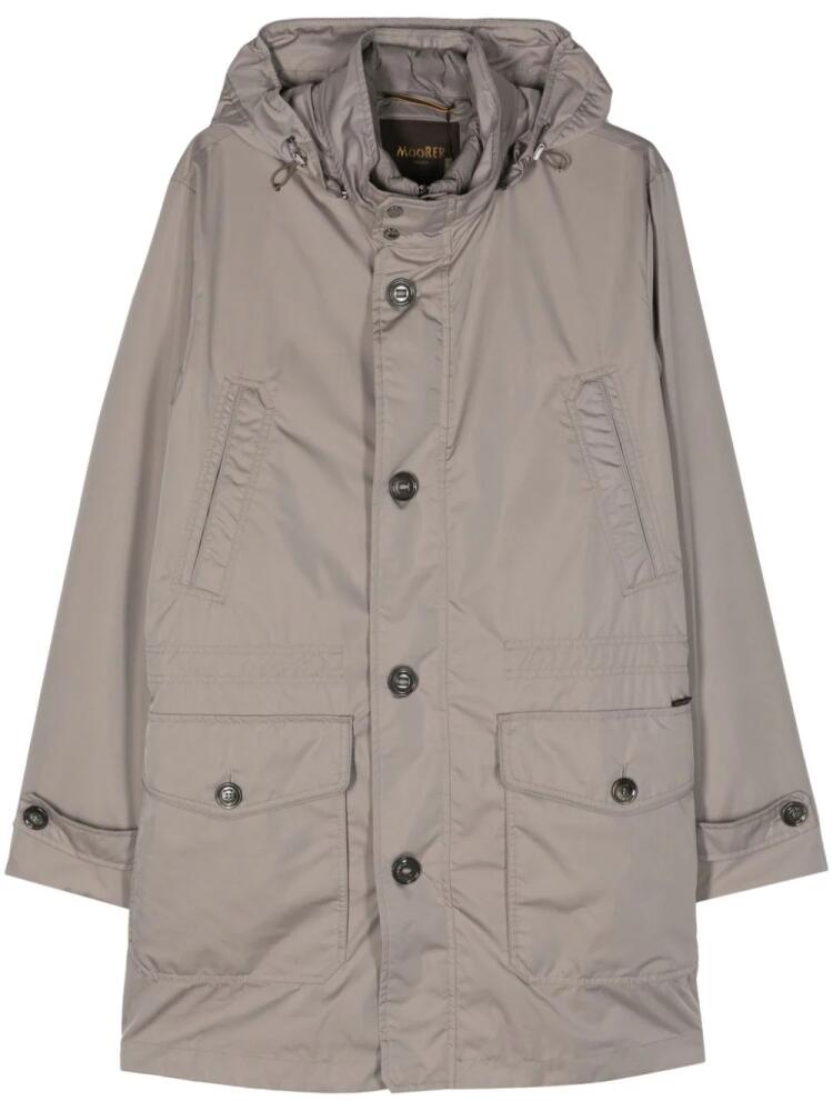 Moorer Torino-WK hooded parka - Grey Cover