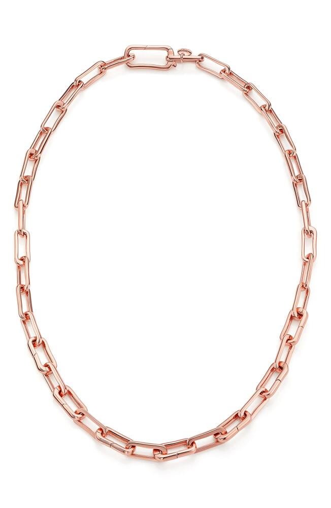 Monica Vinader Alta Capture Necklace in Rose Gold Cover