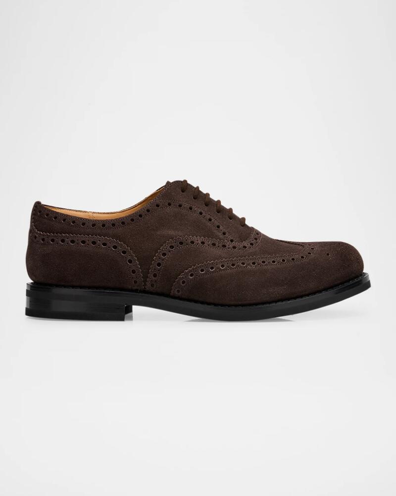 Church's Men's Amersham Wingtip Brogue Suede Oxfords Cover