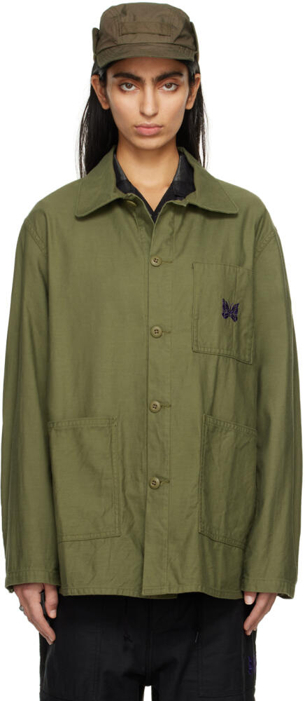 NEEDLES Khaki D.N. Jacket Cover