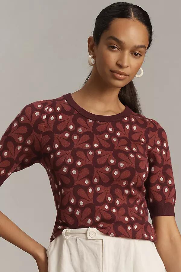 Harmon Jacquard Sweater Tee by Maeve Cover