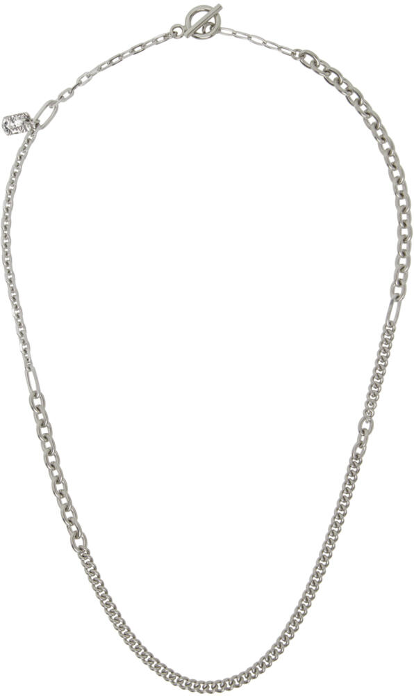 Paul Smith Silver Mixed Chain Necklace Cover