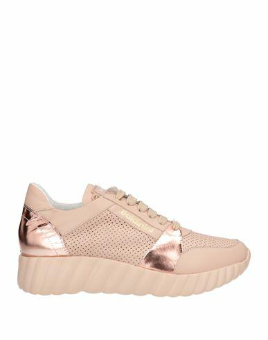 Baldinini Woman Sneakers Light pink Soft Leather Cover