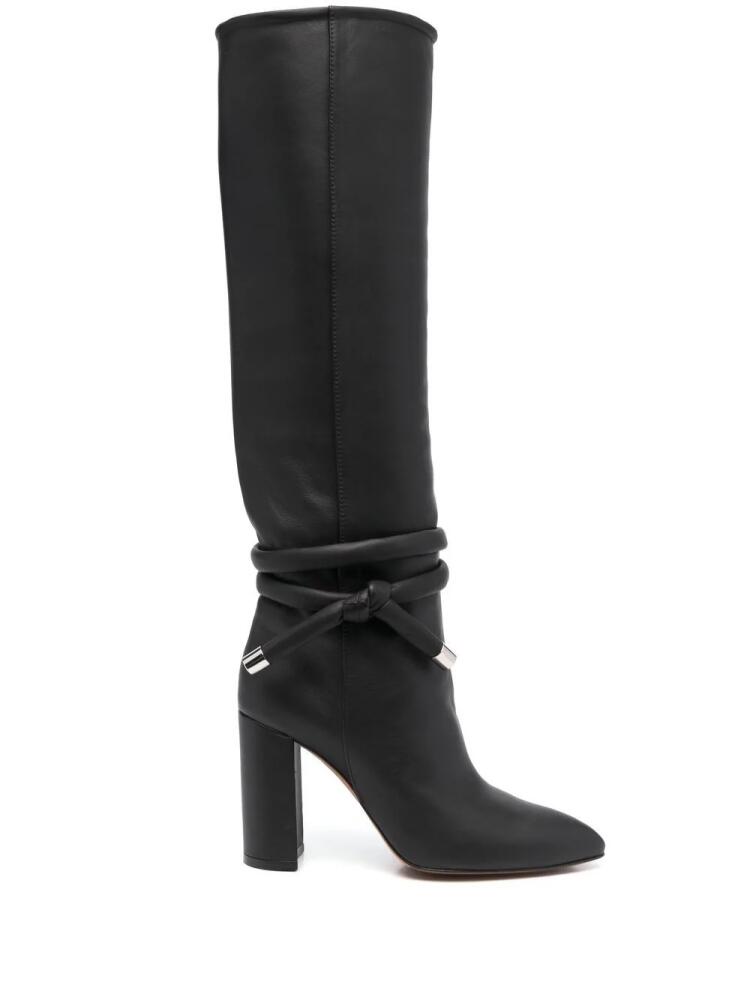 Paul Warmer Carla leather boots - Black Cover