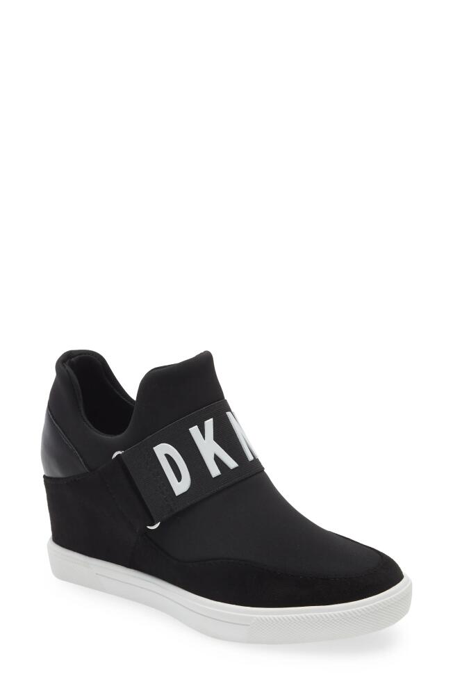 DKNY Cosmos Wedge Sneaker in Black Cover