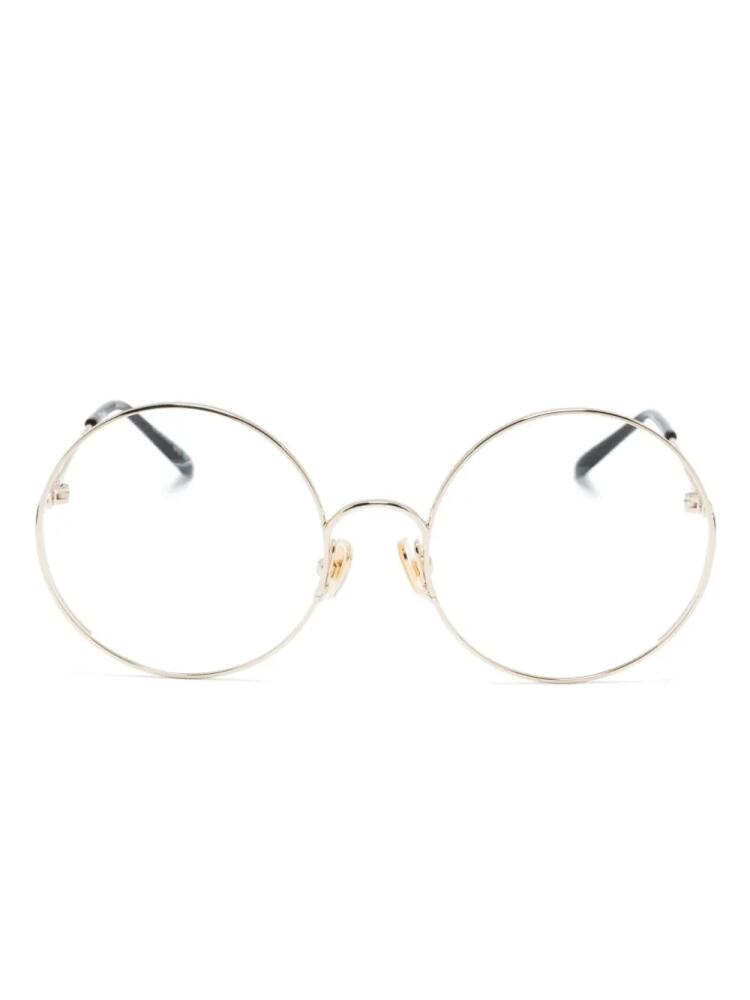 Chloé Eyewear 01670 round-frame glasses - Gold Cover