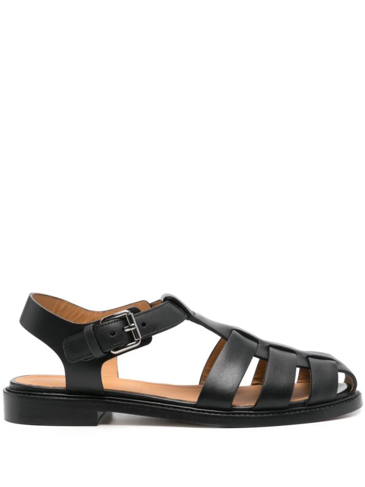 Church's Fisher caged leather sandals - Black Cover