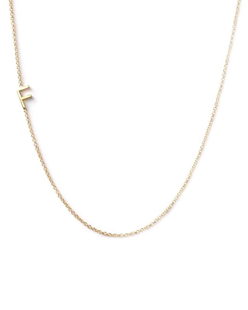 Maya Brenner Designs 14k Yellow Gold Mini Letter Necklace Cover