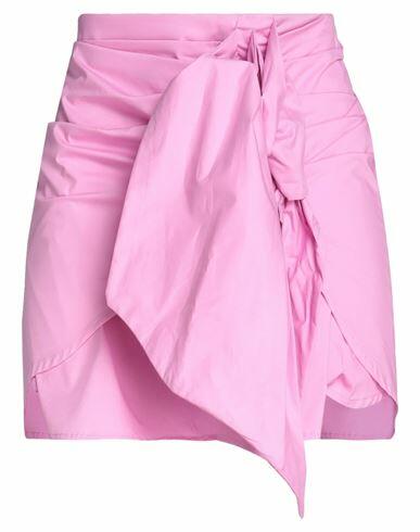 Haveone Woman Mini skirt Pink Cotton, Polyester Cover