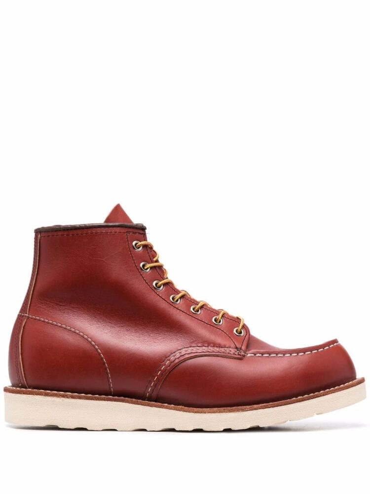 Red Wing Shoes lace-up leather boots - Brown Cover