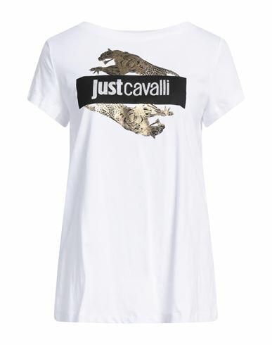 Just Cavalli Woman T-shirt White Cotton Cover