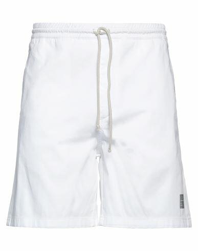 Department 5 Man Shorts & Bermuda Shorts White Cotton, Elastane Cover