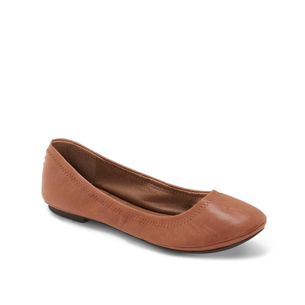 Lucky Brand Emmie Ballet Flat | Women's | Cognac Leather Cover