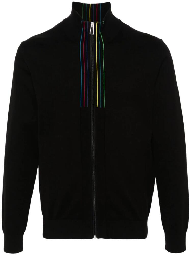 PS Paul Smith stripe-detail cardigan - Black Cover