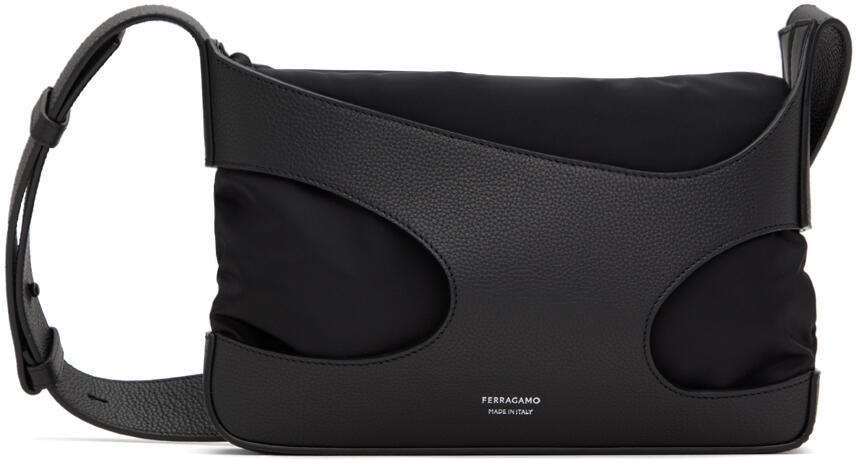 Ferragamo Black Cut Out Crossbody Bag Cover