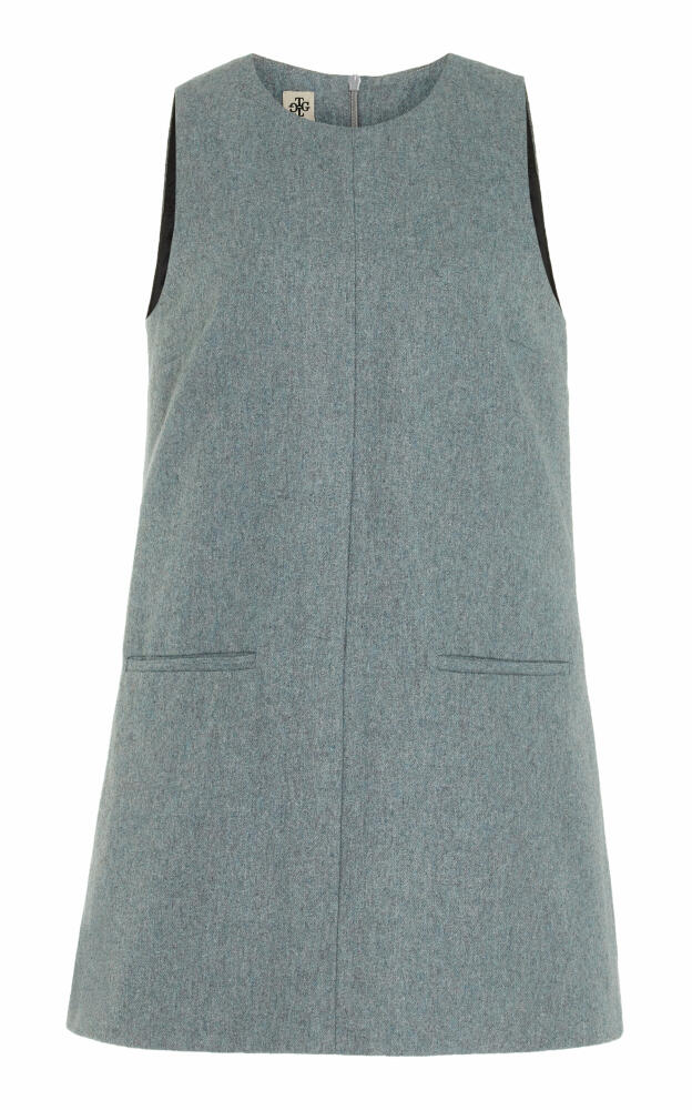 THE GARMENT - Mille Wool-Blend Mini Dress - Grey Cover