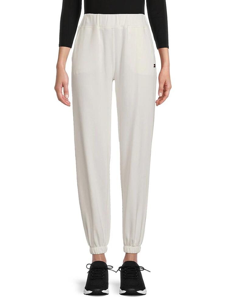 Tommy Hilfiger Women's Relaxed Fit Solid Joggers - Eggshell Cover