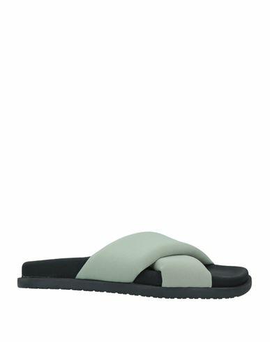 Copenhagen Studios Woman Sandals Sage green Textile fibers Cover