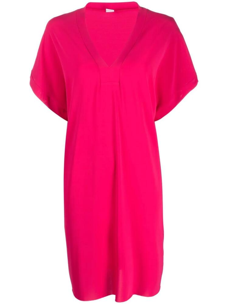 ERES V-neck tunic dress - Pink Cover