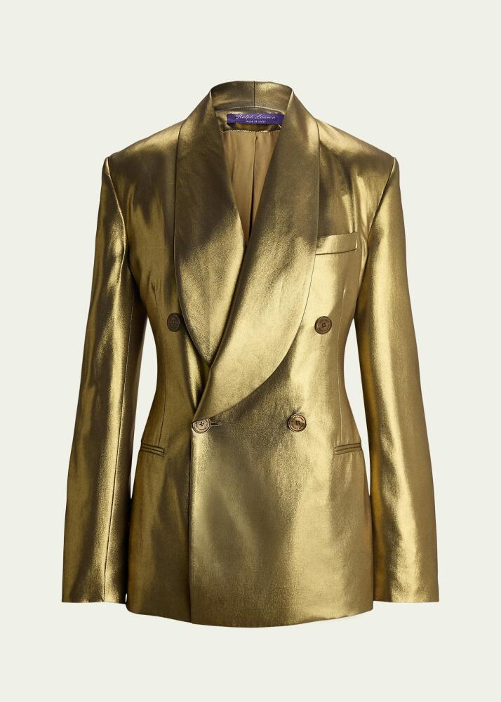 Ralph Lauren Collection Gregory Liquid Foil Blazer Jacket Cover